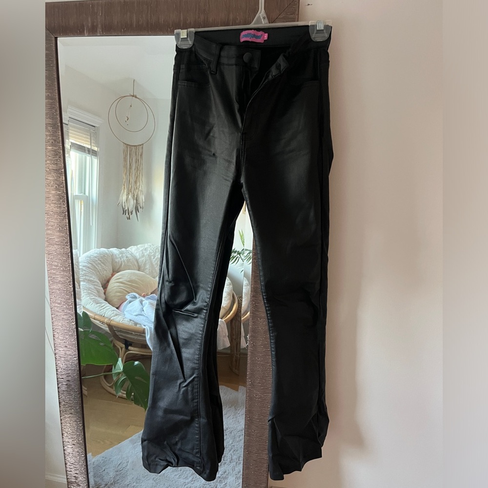 Edikted Faux Leather Pants
